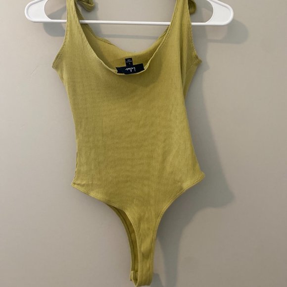 Lulus Ribbed  Bodysuit - Picture 2 of 4